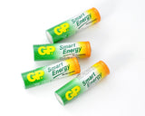 GP Rechargeable Smart Energy AA Batteries, 4 Count/Pack