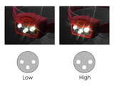 GP Discovery Ultra Light LED Headlight with 5 Modes - Pink