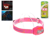 GP Discovery Ultra Light LED Headlight with 5 Modes - Pink