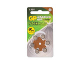 GP ZA312F Zinc Air Button Cell Hearing Aid Battery Size 312,6 Pcs/Pack