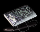 Krokodil Series HTC Desire HD Leather Case - Black