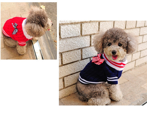 Christmas Pet Clothes Dog Turtleneck Sweater