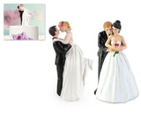 Bride and Groom Cake Topper Cake Figurine for Wedding Cake Decoration