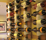 Stainless Steel Wall Mounted Wine Rack