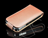 Volte Series iPhone 4 and 4S Leather Flip Case - Brown