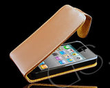 Volte Series iPhone 4 and 4S Leather Flip Case - Brown