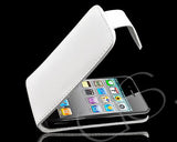 Volte Series iPhone 4 and 4S Leather Flip Case - White