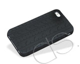 Wheel Series iPhone 4 Silicone Case - Black