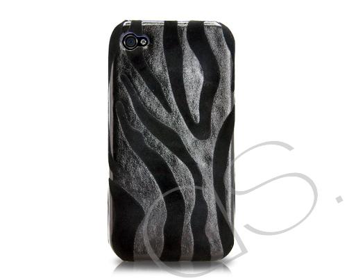 Zebra Series iPhone 4 and 4S Case - Black
