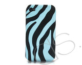 Zebra Series iPhone 4 and 4S Case - Blue