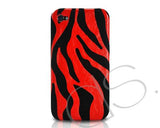 Zebra Series iPhone 4 and 4S Case - Red