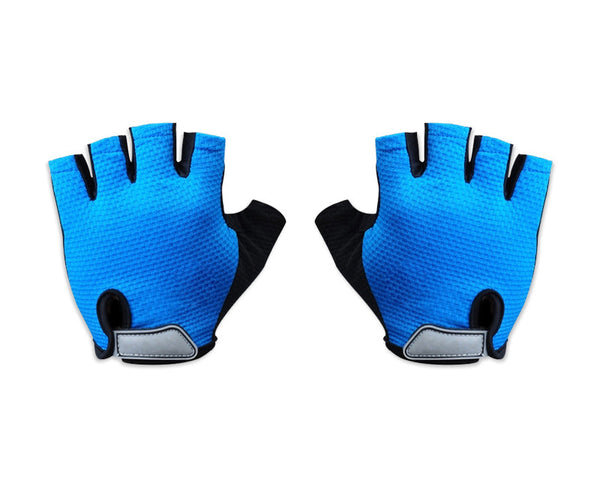 1 Pair Outdoor Sports Gloves Breathable Cycling Fingerless Gloves