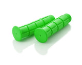 2 Pcs Simple Silicone Cycling Bike Handlebar Grips - Green