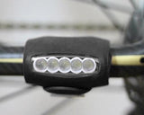 7 LED Silicone Safety Warning Bike LED Front Rear Flashlight