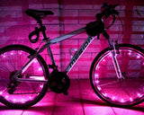 2M Cycling Bicycle Wheels Waterproof LED Safety Light 1 Pc