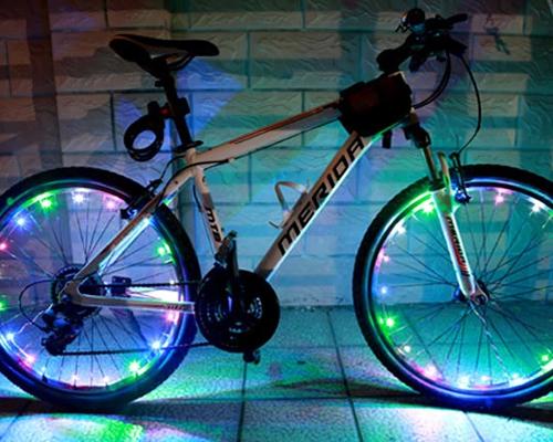 2M Cycling Bicycle Wheels Waterproof LED Safety Light 1 Pc