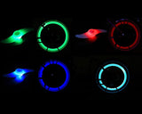 6 Pcs Colorful LED Water Resistant Bike Wheel Light