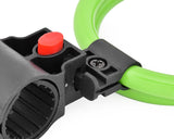 2 Feet Bicycle Resettable Combination Spiral Cable Lock - Green