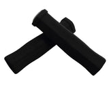 2 Pcs Soft Sponge Cycling Fixed Gear Bike Handlebar Grips - Black