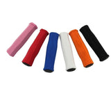 2 Pcs Soft Sponge Cycling Fixed Gear Bike Handlebar Grips - Red