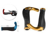 2 Pcs Cool Ergonomic Bicycle Mountain Bike MTB Handlebar Grips - Gold