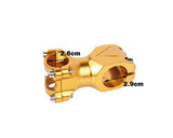 60mm Alloy Fixie MTB Single Speed Bike Handlebar Stem - Gold