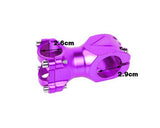 60mm Alloy Fixie MTB Single Speed Bike Handlebar Stem  - Purple