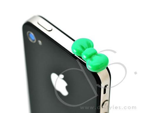 Headphone Jack Plug - Ribbon Green