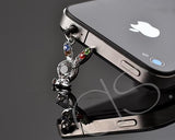 Crystal Rabbit Headphone Jack Plug