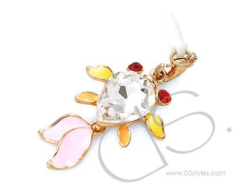 Crystal Pisces Headphone Jack Plug