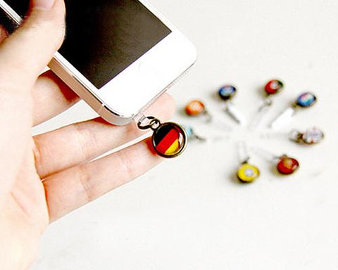 World Cup Series Handmade Headphone Jack Plug - France