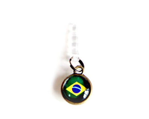 World Cup Series Handmade Headphone Jack Plug - Brazil