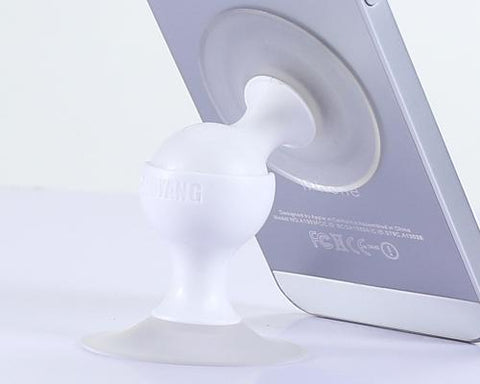 Rotating Cell Phone Stand Holder - White