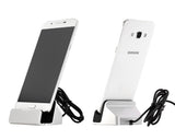 Micro USB Charging and Sync Docking Station for Android - Silver