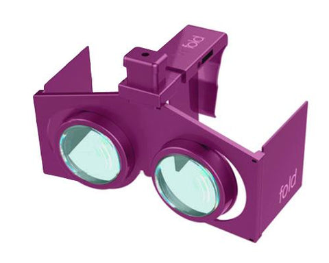 VR Fold V1 3D Virtual Reality Glasses - Purple