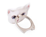 Cat Face Series Universal Metal Ring Grip Stand - B
