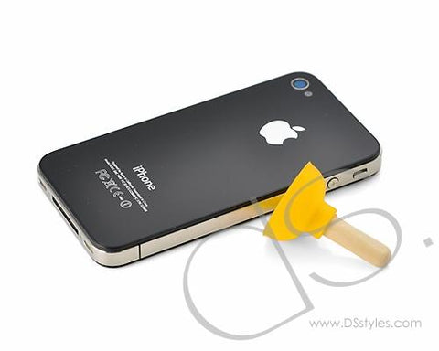 Pump Style iPhone Stand - Yellow
