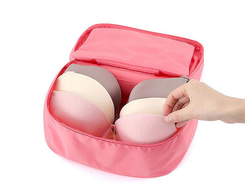 Travel Underwear Organizer Pouch - Pink