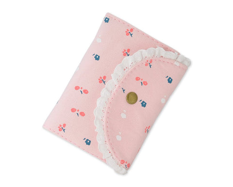 Floral Card Holder Photo Album for Fujifilm Instax Mini Films - Pink