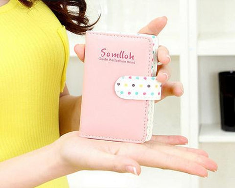 Cute Card Holder Photo Album for Fujifilm Instax Mini Films - Yellow