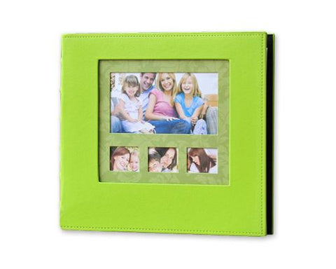 PU Leather Photo Album for Fujifilm Instax Wide 210/200/300 Film-Green