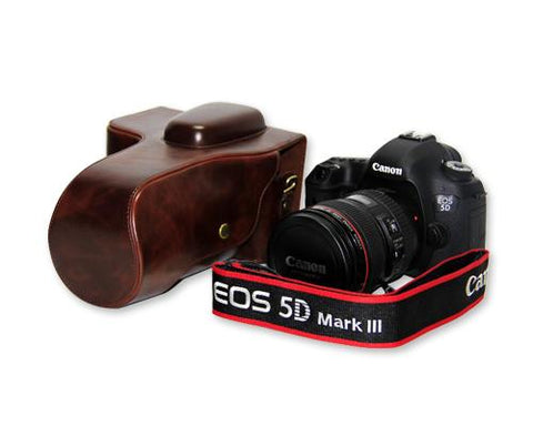 Retro Canon EOS 5D Mark III Camera Leather Case
