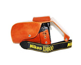 Retro Nikon D810 Camera Leather Case
