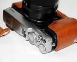 Retro Fujifilm X-E2 Camera Leather Case