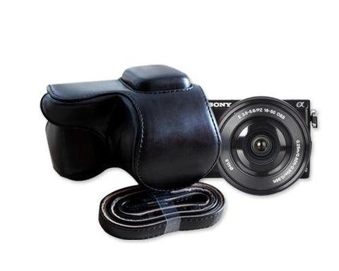 Retro Sony NEX-5T Camera Leather Case