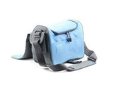 Simple Nylon Camera Shoulder Bag for DSLR SLR Camera - Blue