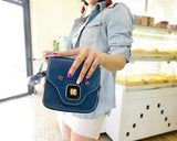 Exotic PU Leather Shoulder Bag for Women - Black