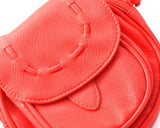 Lovely PU Leather Shoulder Bag - Red