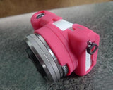 Silicone Case for Sony a5100 Camera with 6-50mm Prime Lens