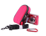 Dual Zipper Samsung ST150F Digital Camera Case - Magenta